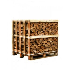 Alder firewood in 1m3 crate