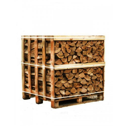 Alder firewood in 1m3 crate